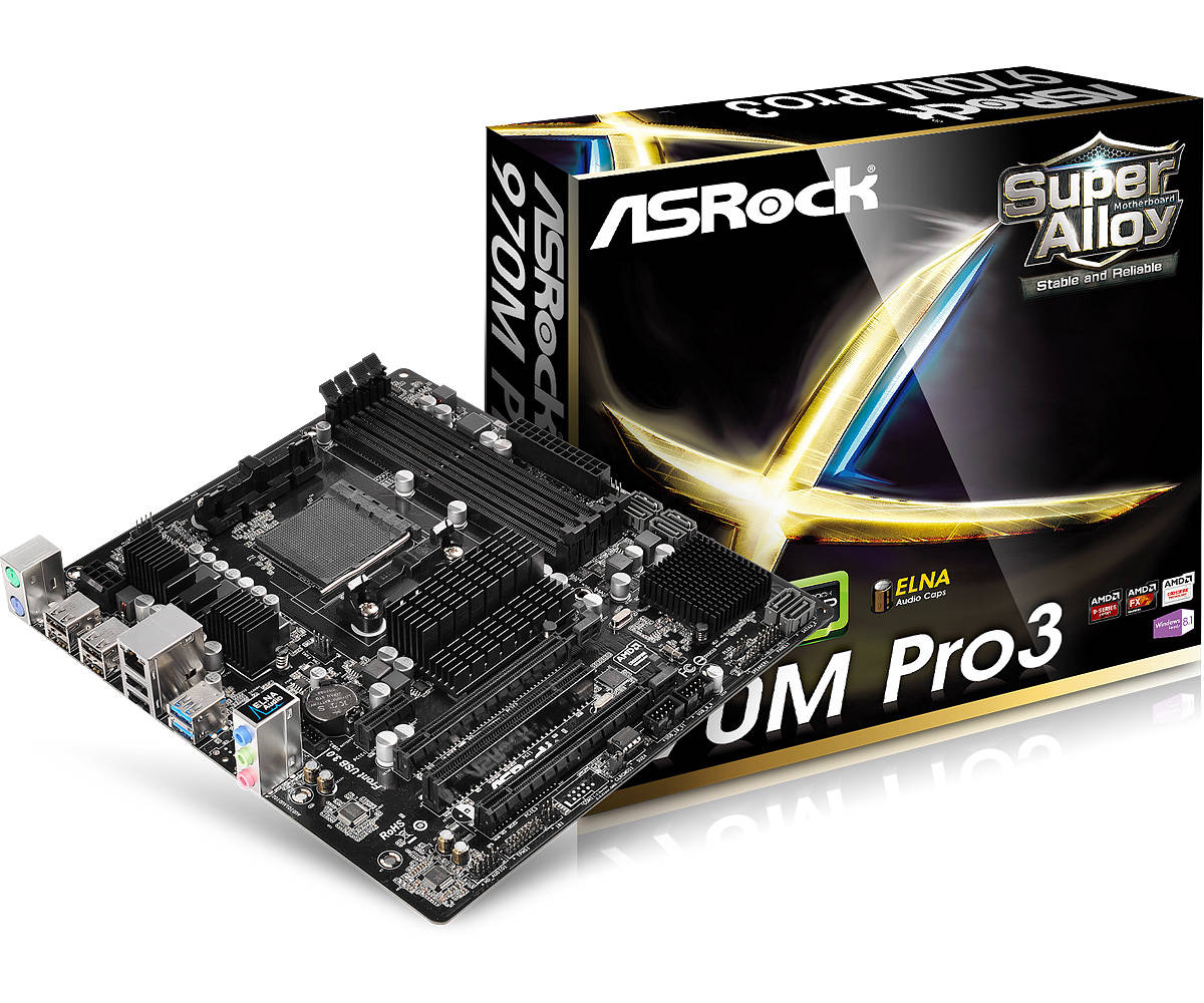 Материнская плата asrock 970m pro3 какие процессоры поддерживает